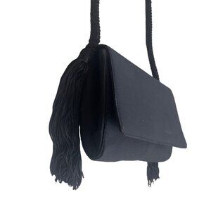 Vintage Morris Moskowitz Women's Black Crossbody Clutch Sz S